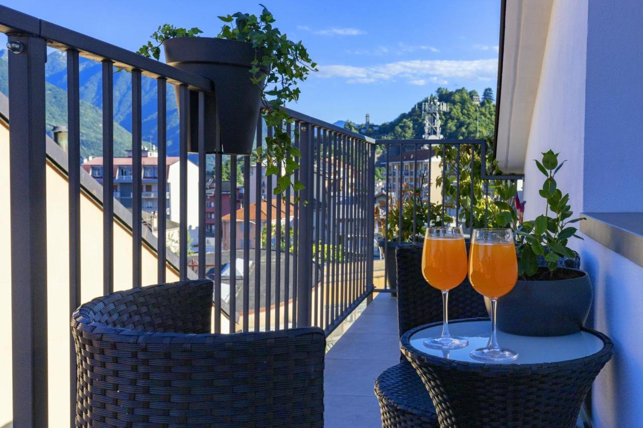 Apartmán Panoramic Penthouse In The Historical Center Domodossola Exteriér fotografie